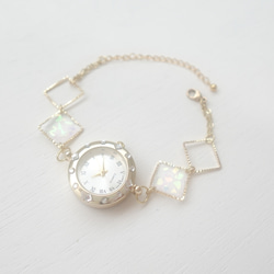 【BB JEWELRY】K14GF スクエアブレスレットウォッチ 4枚目の画像