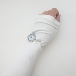 【BB JEWELRY】SV925 スクエアブレスレットウォッチ 8枚目の画像