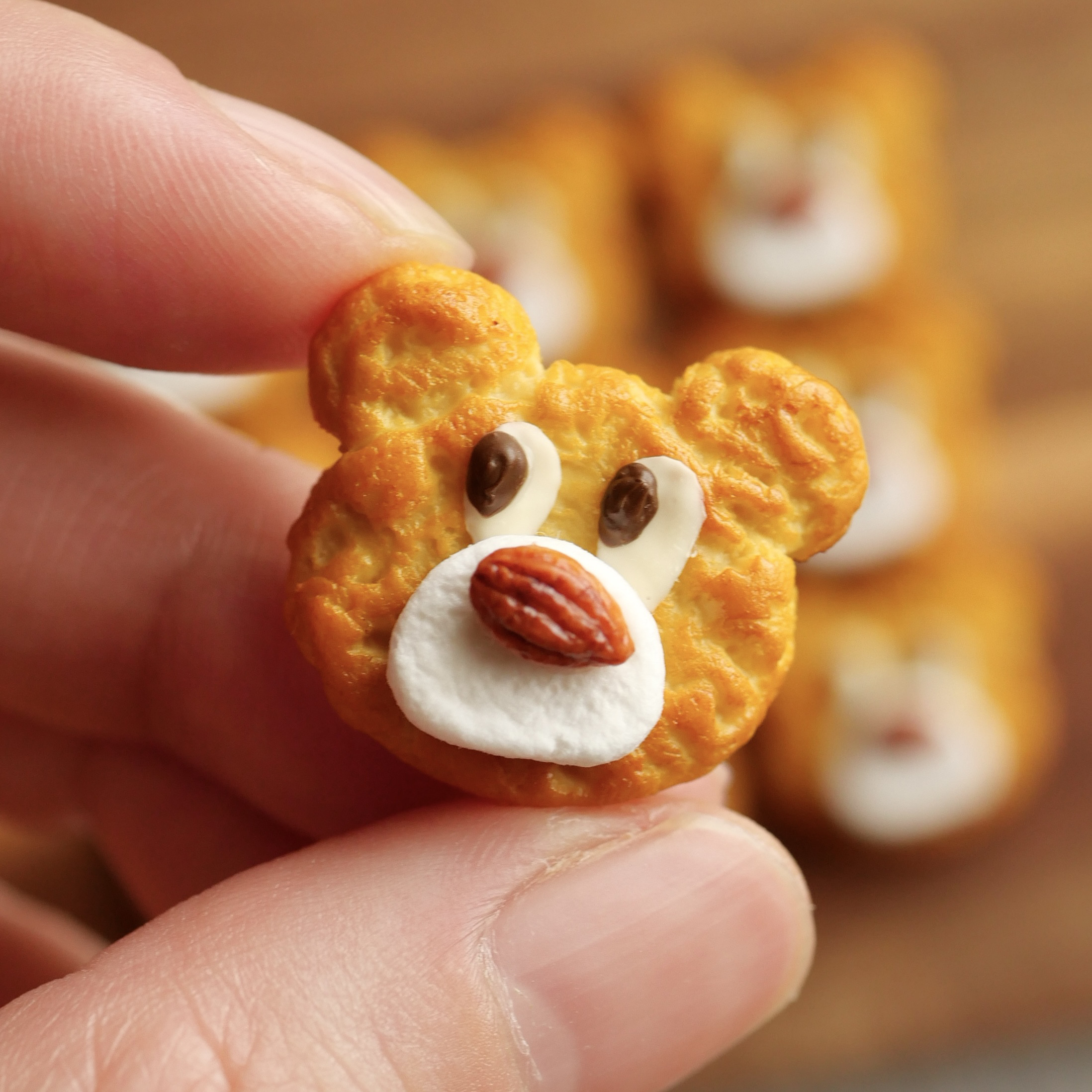 クマさんクッキー　スイーツデコ　キーホルダー