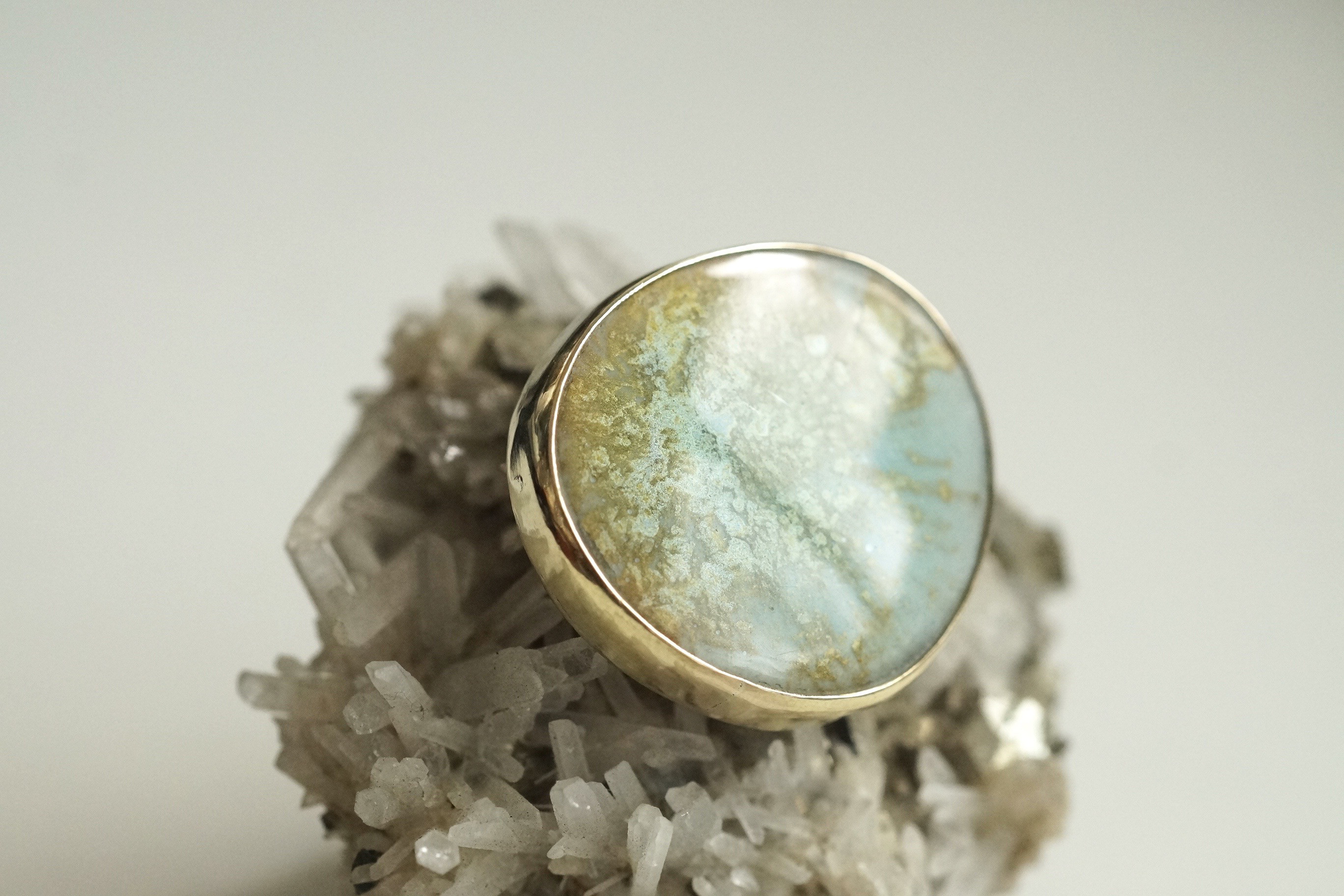 ウミノガラス (SeaGlass） ブローチA