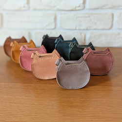 セット価格【極上栃木レザー】総手縫い　たい焼きポーチ セット価格【極上栃木レザー】総手縫い たい焼きポーチ