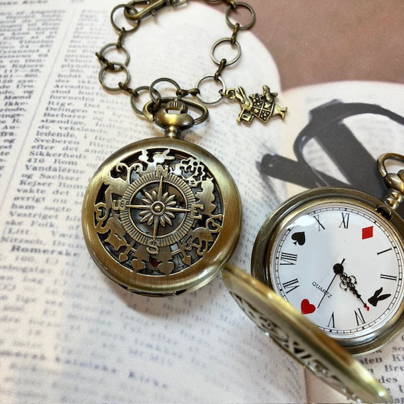 ❤️バッグチャーム❤️ 不思議の国のアリス バッグチャーム パール 星