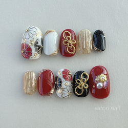 ぷっくりフラワーネイル ニュアンスネイル 春ネイル ワンホン ミラー