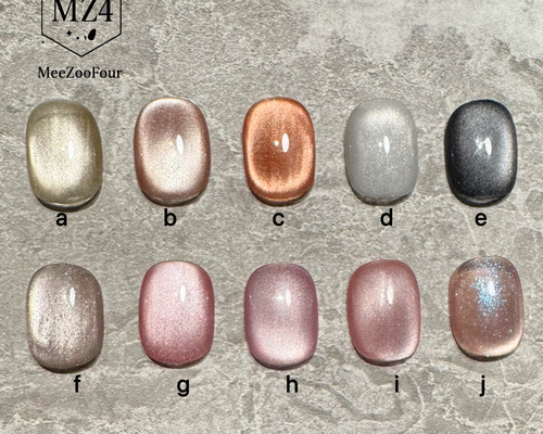 マグネット ワンカラー ネイルチップ サイズ カラー オーダー つやつや