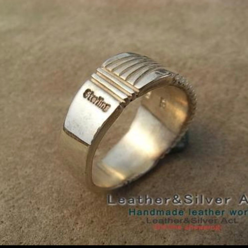 サンバースト シルバーリング シルバー925、k18 メンズ19号 メンズ