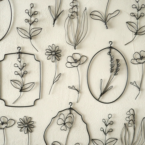 選べる3タイプ♪》プチボタニカル・フレーム(マーガレット) ワイヤー