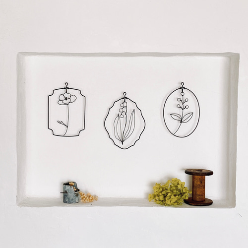 選べる3タイプ♪》プチボタニカル・フレーム(マーガレット) ワイヤー