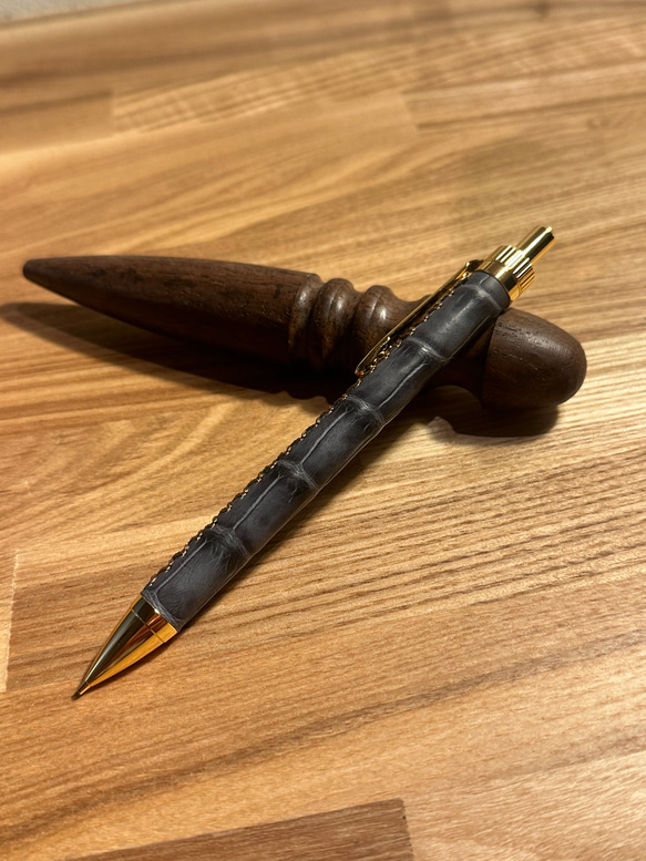 革軸ペン ワニ革 本革 加藤金属 革軸ペン ワニ革 本革 加藤金属 ペン・筆記用具 246Leather 通販