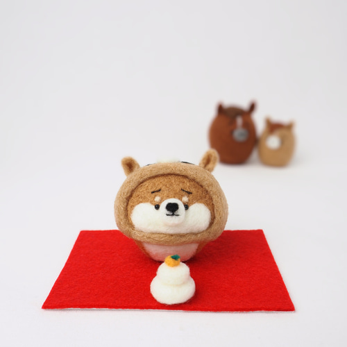 作家　テディベア　柴犬 くまのぬいぐるみ - 柴犬・豆柴犬】ジークレー版画＊名入れOK