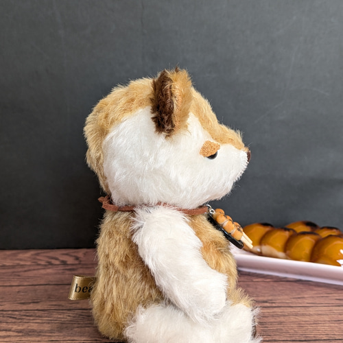 再販】くまのぬいぐるみ 甘味と個性のテディアート みたらし団子