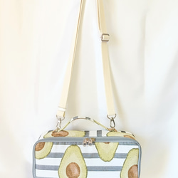 アボカド柄トランク風ショルダーバッグ ショルダーバッグ sachet 通販