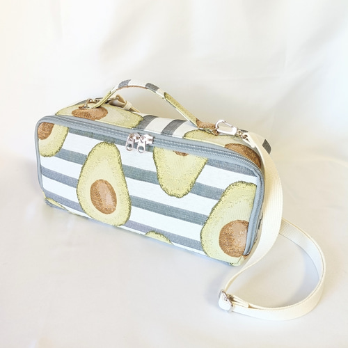 アボカド柄トランク風ショルダーバッグ ショルダーバッグ sachet 通販