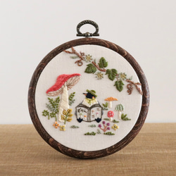 ひつじ 手刺繍ミニブローチ/ヘアゴム ブローチ Chalet de Pon 通販