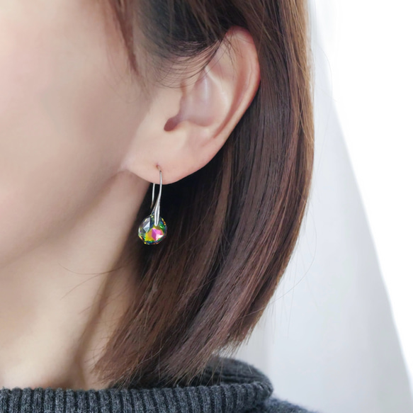 [單隻耳環為您的秋冬造型增添光彩] 適合秋季佩戴的金/銀單隻吊墜耳環，不含鎳（防過敏）。 第5張的照片