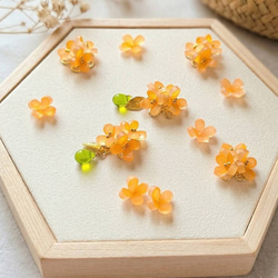 蓮の花の雫ピアス 〜水晶〜 イヤリング・ノンホールピアス Ciel 通販