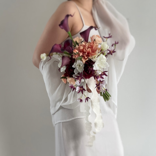 オータムブーケ ┊︎ アーティフィシャルフラワーブーケ ウェディング