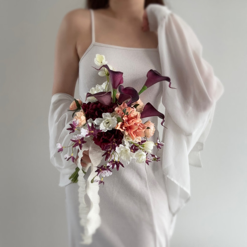 オータムブーケ ┊︎ アーティフィシャルフラワーブーケ ウェディング