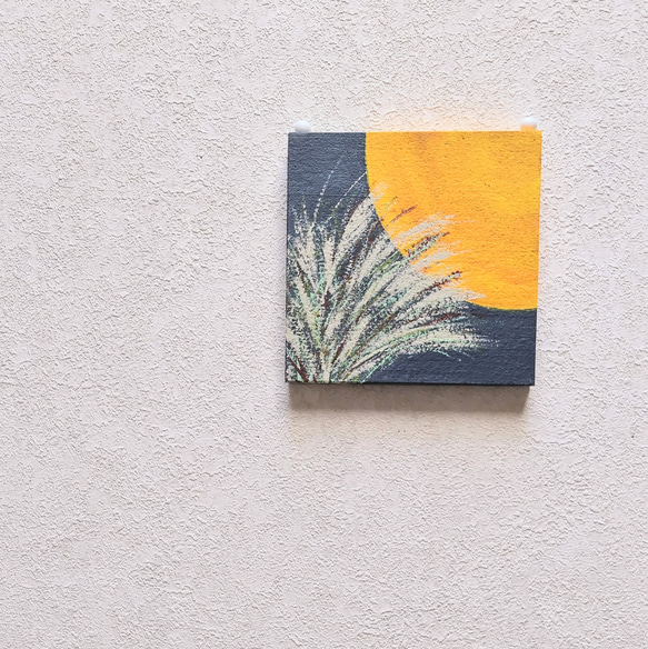 特集掲載「月明かりにゆれて」コルクボードの原画＊アートパネル 7枚目の画像