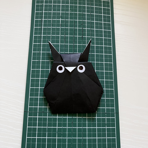 ふくろう フクロウ 敬老の日 ハート 敬老 鳥 お祝い 折り紙 壁面