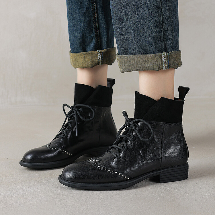 ★25秋冬新作★本革 シンプルなデザイン ブーツ レディース 　 M2763