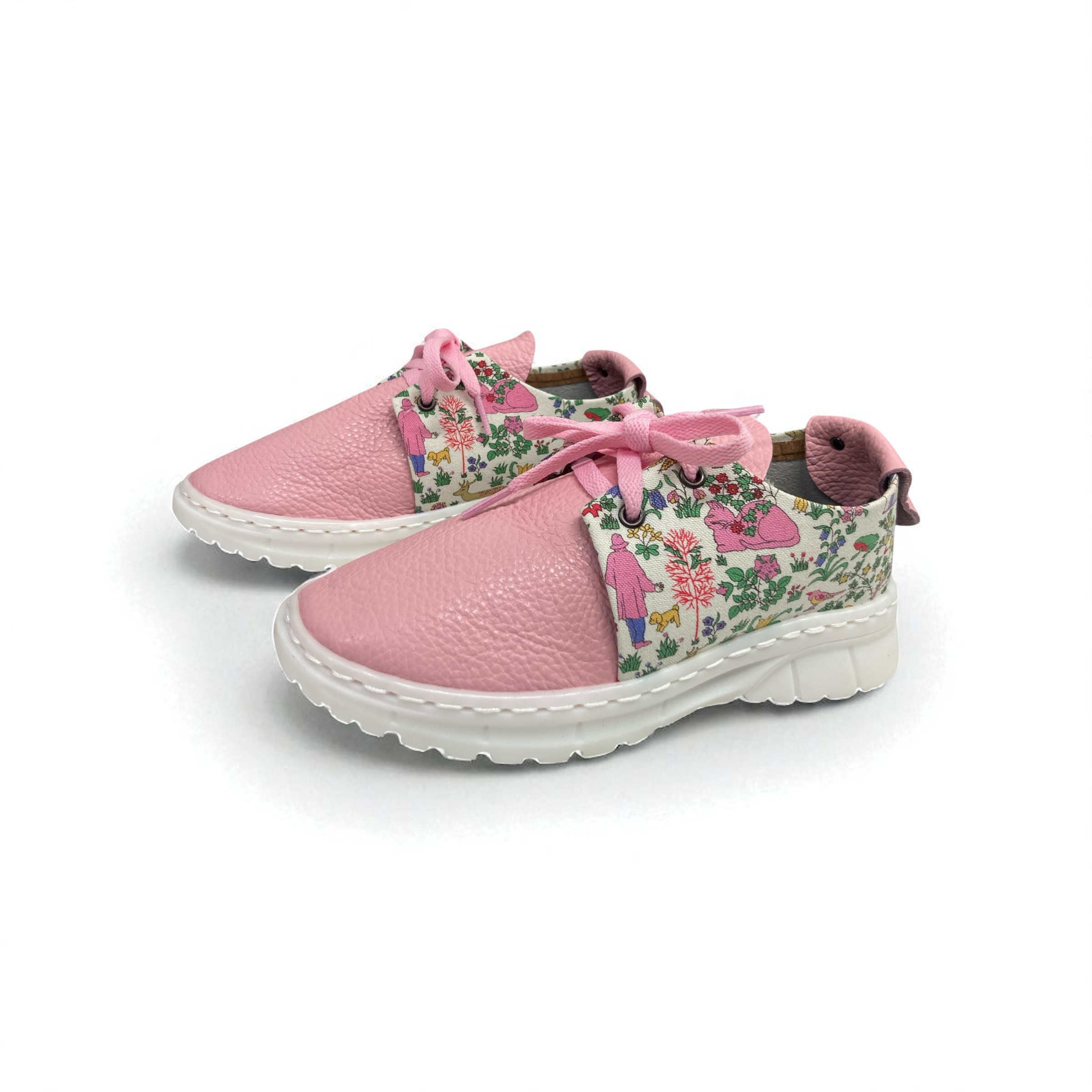 シュリンクレザーハンドメイドシューズ