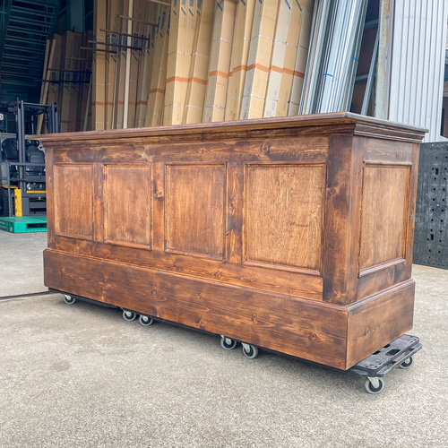 お花屋さん向けレジカウンター（W1700ブラウン） ケーキ屋さんウッド