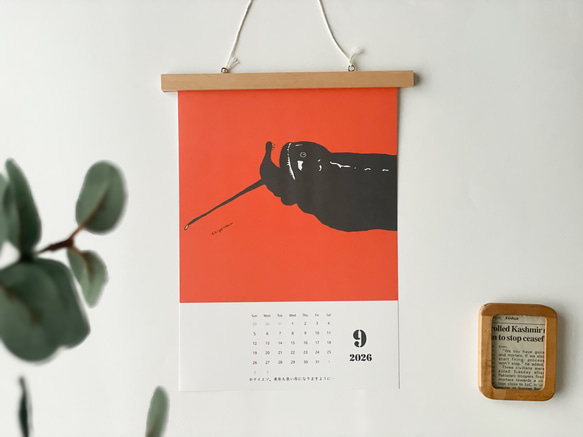 海のいきものカレンダー2026 chippitomu 6枚目の画像