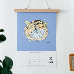 海のいきものカレンダー2026 chippitomu 3枚目の画像