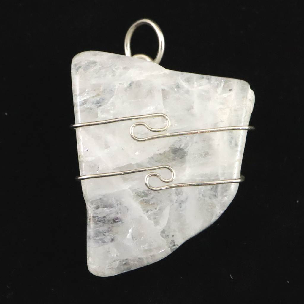 H&E社 ナトロライト 沸石  タンブル ペンダント 6.8g #27971