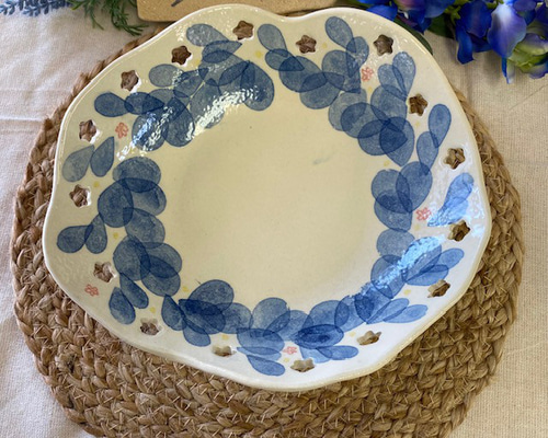 軽さに拘った和紙染めの菓子鉢 大皿 千妣絽 通販 19763358｜Creema