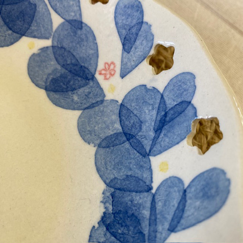 軽さに拘った和紙染めの菓子鉢 大皿 千妣絽 通販 19763358｜Creema