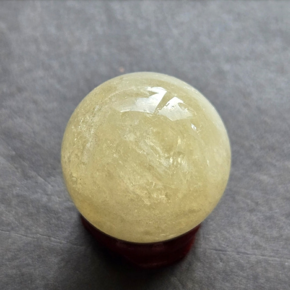 一点物】虹入り✨シトリン スフィア 丸玉 ✩.*˚天然石×インテリア