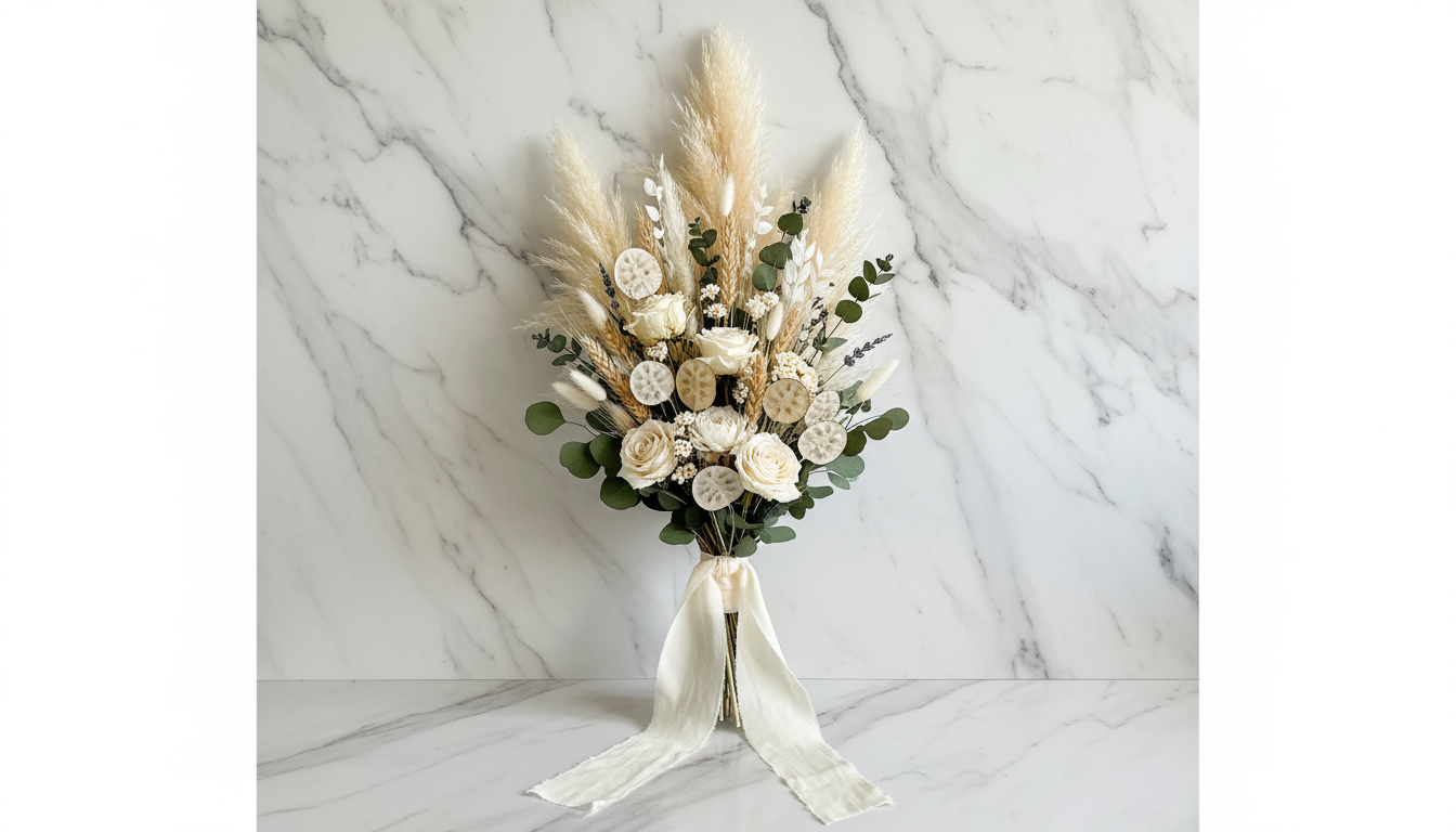 【オーダー】ドライフラワーウェディングブーケを製作いたします♡