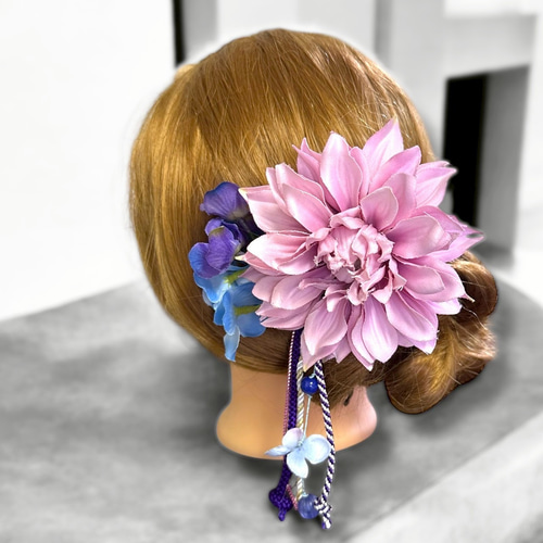 送料無料】卒業式 袴 髪飾り 帯飾り 花 2WAY ハイカラさんのゆらゆら