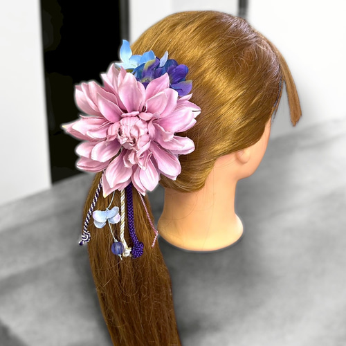 送料無料】卒業式 袴 髪飾り 帯飾り 花 2WAY ハイカラさんのゆらゆら