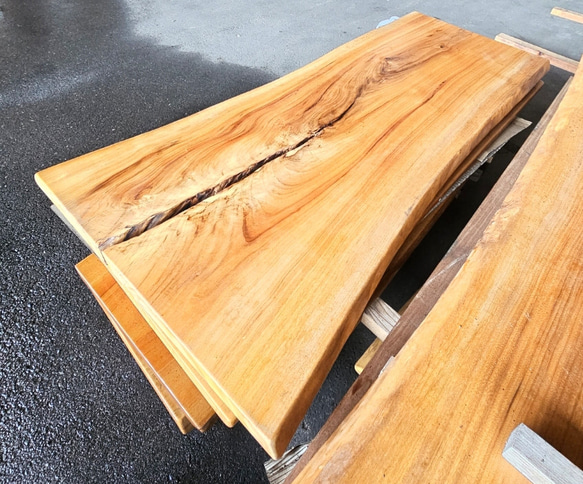 楠 一枚板 希少 ダイニング テーブル リビング 栃 ウォールナット  