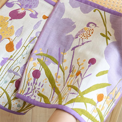 ハンカチ ガーゼ タオル 3枚セット 35cmx40cm 入園入学　紐付き 6枚目の画像