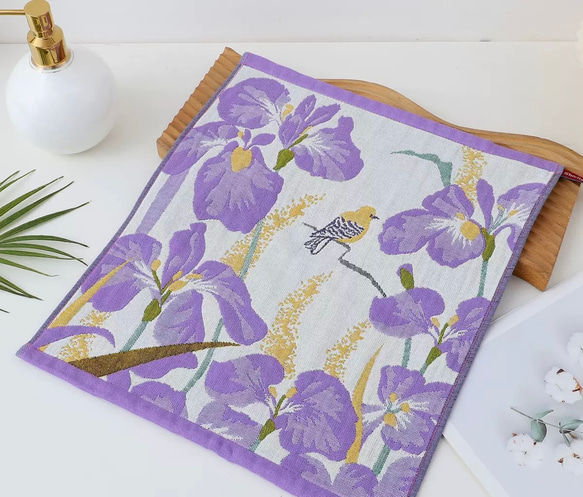 ハンカチ ガーゼ タオル 3枚セット 35cmx40cm 入園入学　紐付き 18枚目の画像