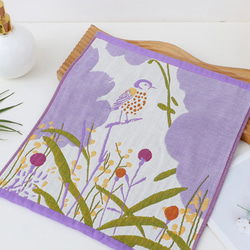 ハンカチ ガーゼ タオル 3枚セット 35cmx40cm 入園入学　紐付き 15枚目の画像