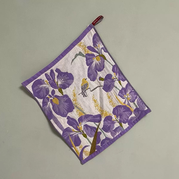 ハンカチ ガーゼ タオル 3枚セット 35cmx40cm 入園入学　紐付き 5枚目の画像