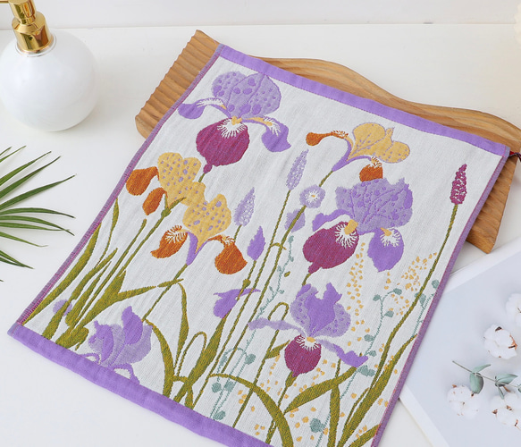 ハンカチ ガーゼ タオル 3枚セット 35cmx40cm 入園入学　紐付き 16枚目の画像