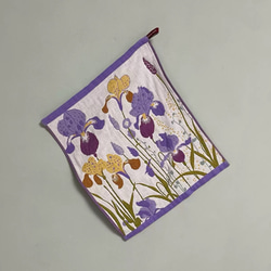 ハンカチ ガーゼ タオル 3枚セット 35cmx40cm 入園入学　紐付き 4枚目の画像