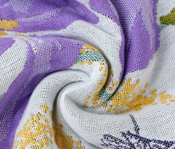 ハンカチ ガーゼ タオル 3枚セット 35cmx40cm 入園入学　紐付き 10枚目の画像