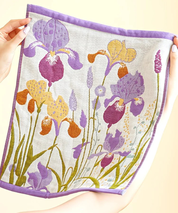 ハンカチ ガーゼ タオル 3枚セット 35cmx40cm 入園入学　紐付き 8枚目の画像