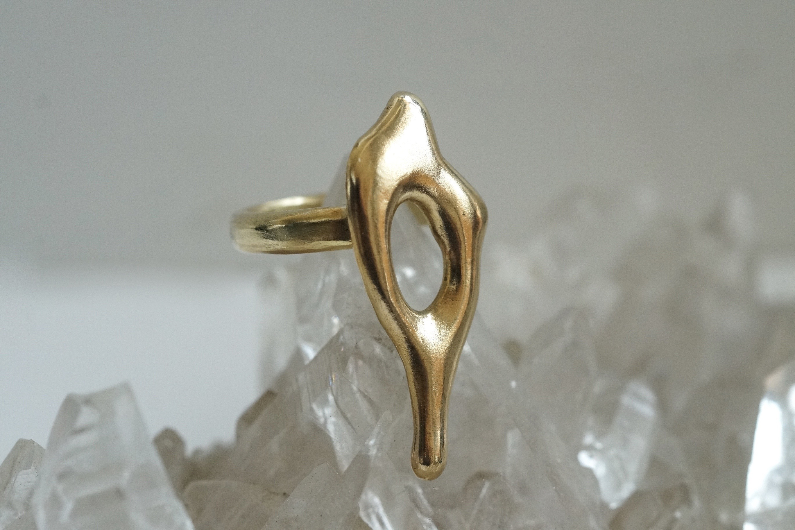 したたり　真鍮リング　A