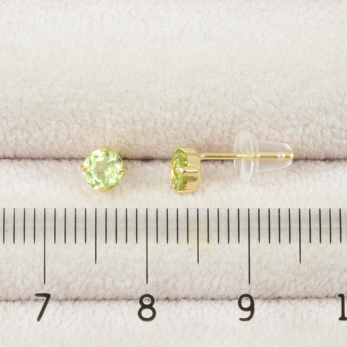 K18 ペリドット ピアス CK057CIBSN ピアス（スタッド・一粒