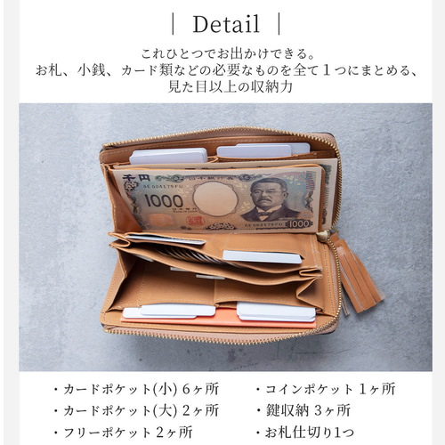 TIDY2.0 ボタニカル】長財布 ボタニカル柄 レディース 本革 ラウンド