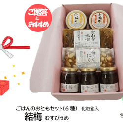 【送料無料】結梅 _むすびうめ_　ごはんのおともセット 1枚目の画像