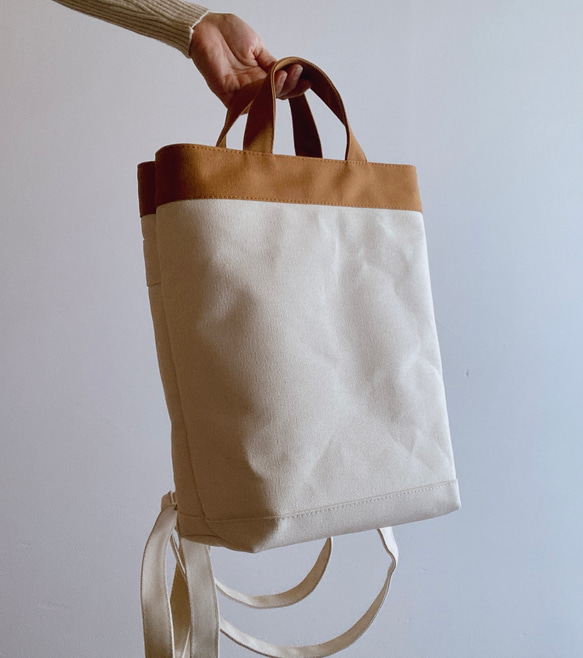 帆布リュック 2枚目の画像