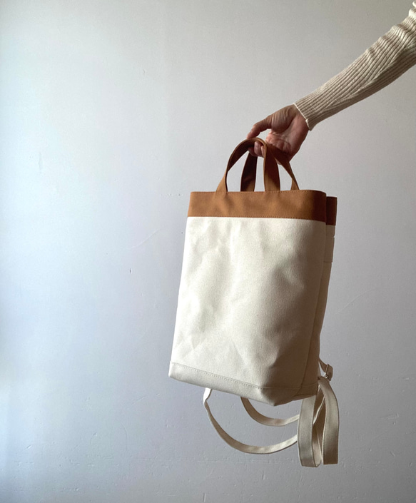 帆布リュック 1枚目の画像